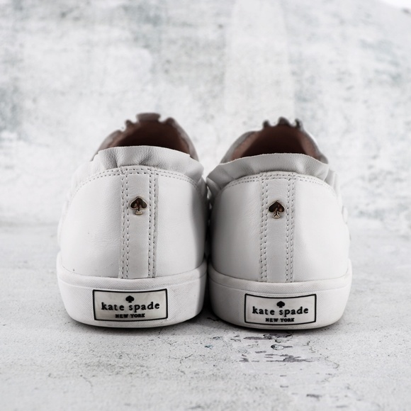 Kate Spade Louise Leather Embellished Sneaker 9.5 - Picture 5 of 8